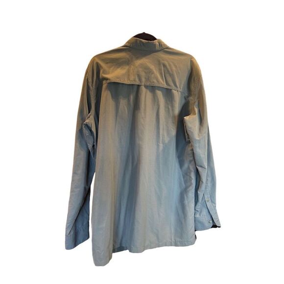 Eddie Bauer Men's Light Blue Long-Sleeve Button-Up Shirt Tall Large - Picture 2 of 11